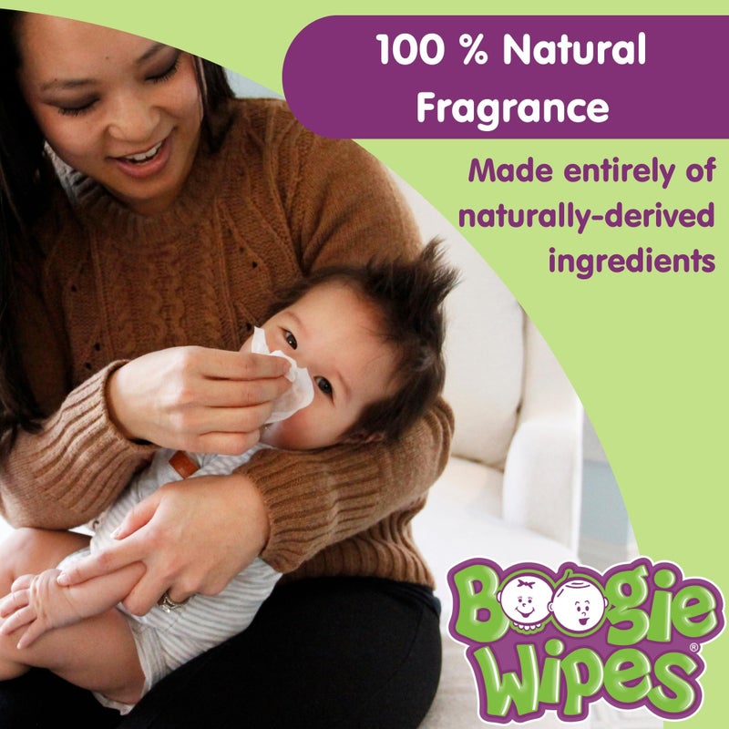 Boogie Wipes Wet Wipes for Baby and Kids, Chamomile and Vitamin E, White, Fresh Scent, 180 Count - Image 5